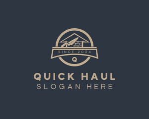 Home Brick Construction Builder  logo design