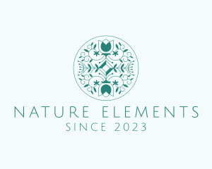 Natural Floral Pattern  logo design