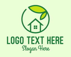 Home - Green Leaf Home Realtor logo design