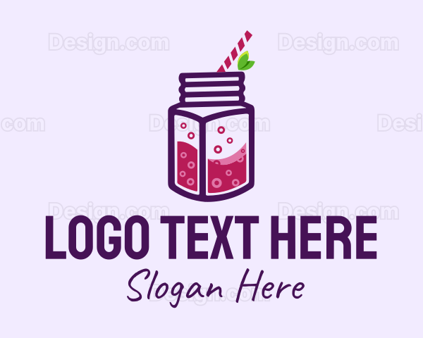 Grape Juice Drink Logo