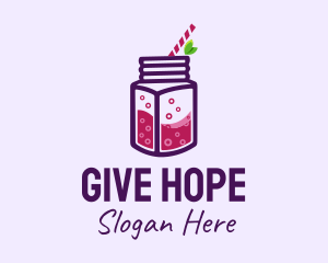 Grape Juice Drink Logo