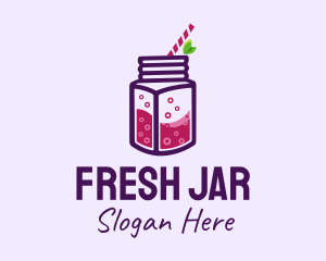 Grape Juice Drink logo design