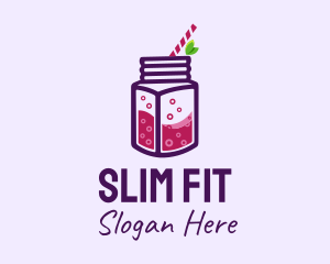 Grape Juice Drink logo design