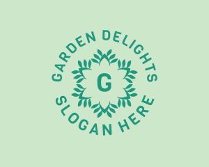 Leaf Floral Gardening logo design