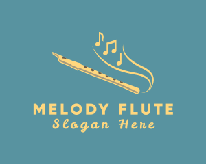 Elegant Musical Flute logo