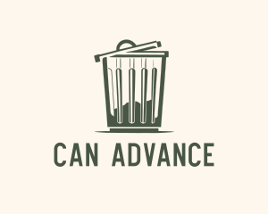 Trash Can Waste Disposal logo