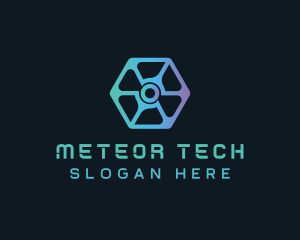 Digital Tech Hexagon Business logo design