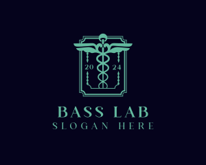 Pharmaceutical Laboratory Clinic logo design