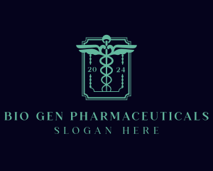 Pharmaceutical Laboratory Clinic logo design