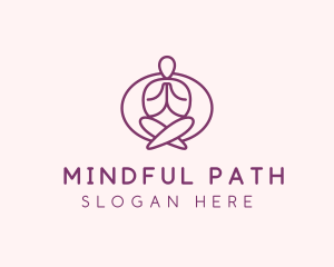 Yoga Zen Meditation logo design