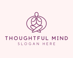 Yoga Zen Meditation logo design