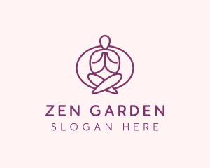 Yoga Zen Meditation logo design