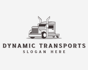 Cargo Truck Logistics logo design