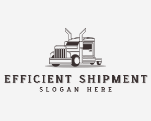 Cargo Truck Logistics logo design