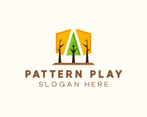 Geometrical Forest Park logo