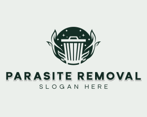 Trash Bin Sanitation logo design