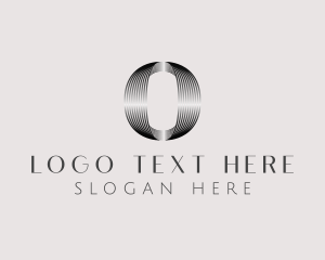 Elegant Metallic Business Letter O logo