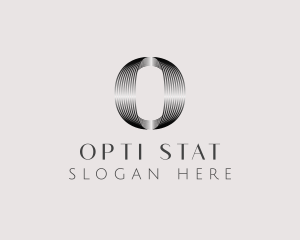 Elegant Metallic Business Letter O logo design