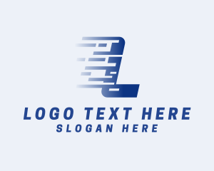 Express Business Letter L Logo