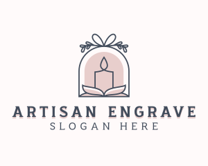 Artisanal Scented Candle logo design