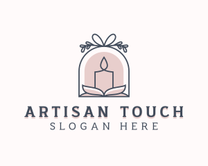 Artisanal Scented Candle logo design