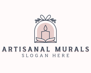 Artisanal Scented Candle logo design