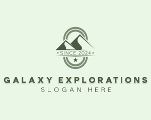 Mountain Climbing Travel logo design