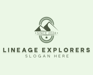 Mountain Climbing Travel logo design