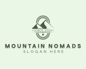 Mountain Climbing Travel logo design