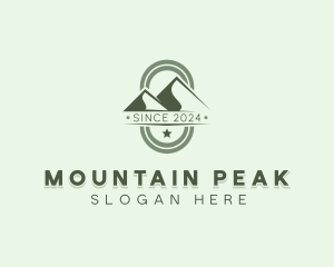 Mountain Climbing Travel logo design