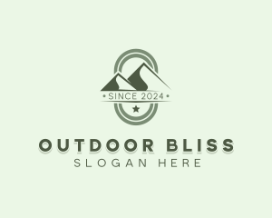 Mountain Climbing Travel logo design