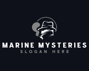 Detective Mystery Smoke logo design