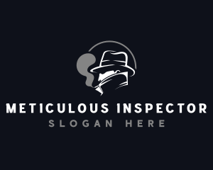 Detective Mystery Smoke logo design