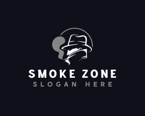 Detective Mystery Smoke logo design