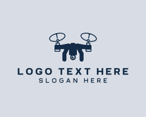 Drone Aerial Quadrotor Logo