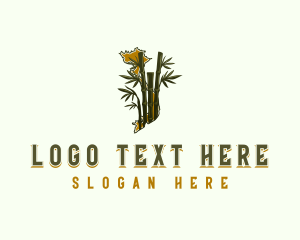 Vietnam Bamboo Plant Logo