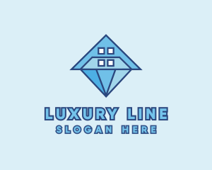 Luxury Diamond House logo design