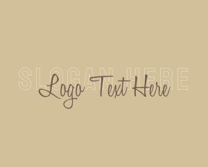 Overlap Cursive Business logo