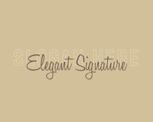 Overlap Cursive Business logo design