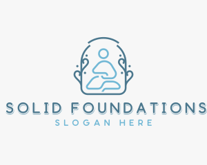 Wellness Meditation Yoga Logo