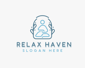 Wellness Meditation Yoga logo design