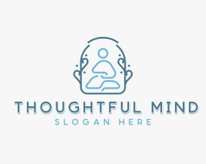 Wellness Meditation Yoga logo design