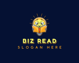 Smart Reading Bulb logo design