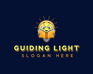 Smart Reading Bulb logo design