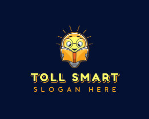 Smart Reading Bulb logo design