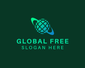 Technology Global Logistics logo design