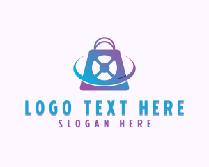Shop - Ecommerce Shopping Bag logo design