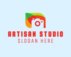 Colorful Camera Photography logo design