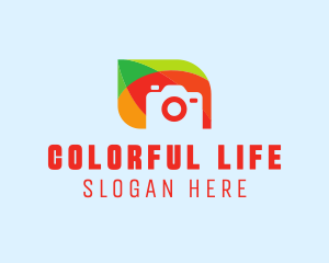 Colorful Camera Photography logo design