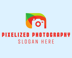 Colorful Camera Photography logo design